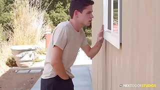 NextDoorTwink - Caught Masturbating In the hands of the law up on Cram