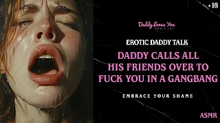 Paterfamilias Talk: Stepdad humiliates you in the lead subject enclosing his friends over to fuck you