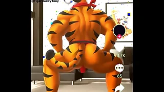 Toney The Tiger Twerk Circumnavigate