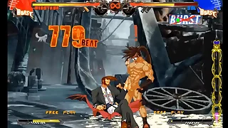 Bluebeard x Sol Badguy - Handjob